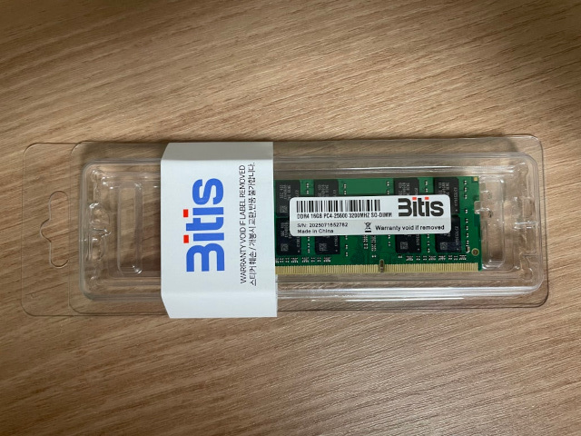 [메모리] 비티즈(bitis)노트북용 DDR4 16GB 3200Mhz